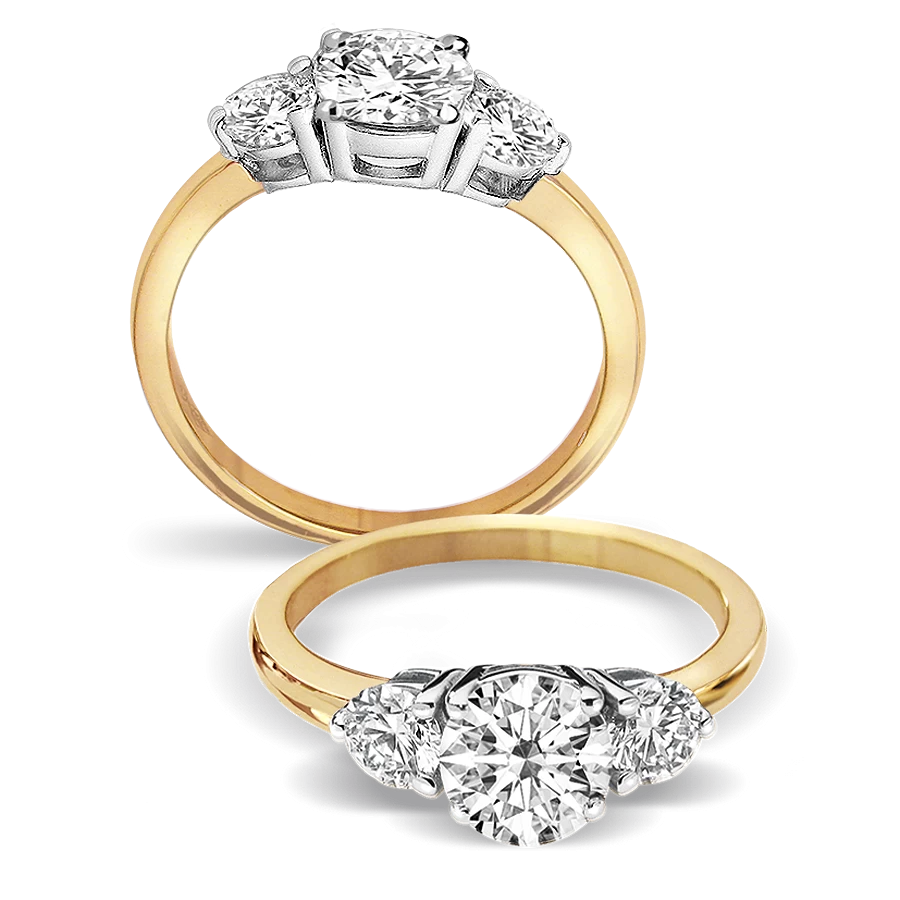 RING LGD- 2  Bicolor geel