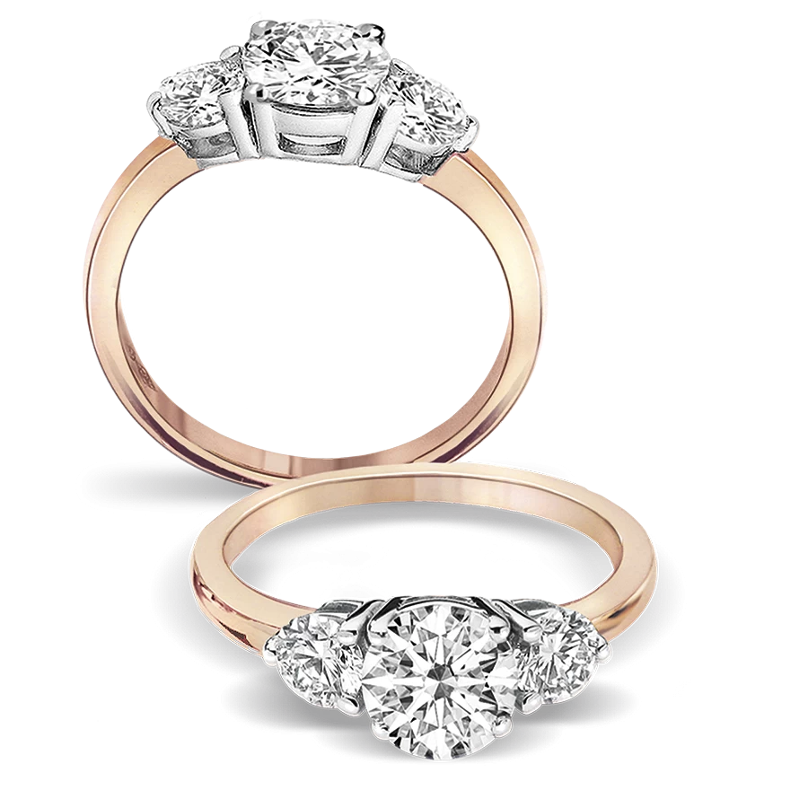 RING LGD- 2 Bicolor rosé